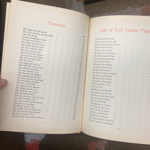 Vintage rare “Aesops Fables “ rewritten for children hard cover book of stories - Picture 6 of 6